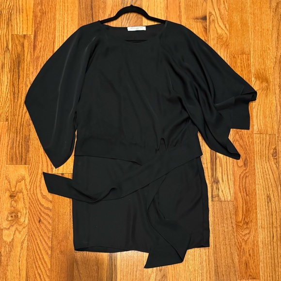 Amanda Uprichard Foster Dress - Black Y2K Asymmetrical - Picture 4 of 5